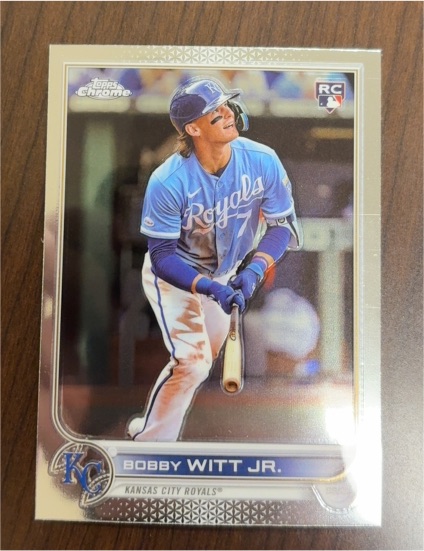 2022 Topps Chrome #US100 Bobby Witt Jr. — front