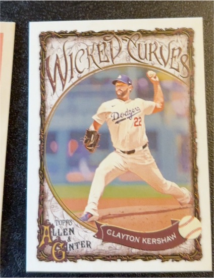 2025 Topps Allen & Ginter #WC-7 Clayton Kershaw Wicked Curves — front