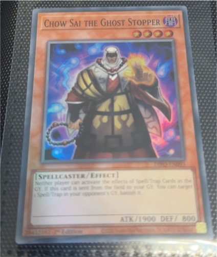 Yu-Gi-Oh! Dimension Force DIFO-EN093 Chow Sai the Ghost Stopper — front