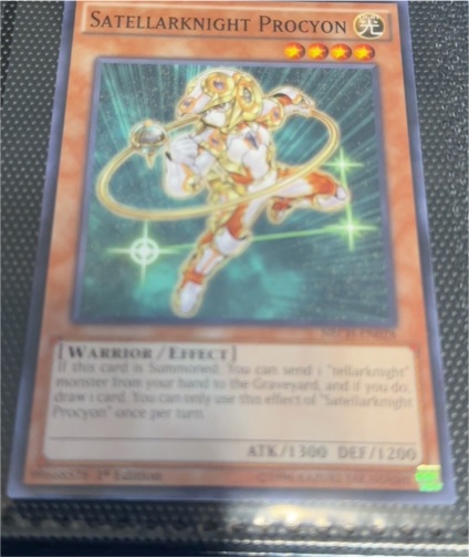 Yu-Gi-Oh! NECH-EN028 Satellarknight Procyon — front