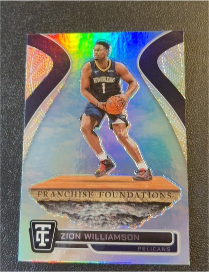 2024-25 Panini Totally Certified #1 Zion Williamson Franchise Foundations — front