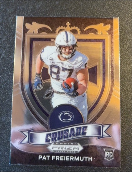 2021 Panini Prizm Draft Picks #173 Pat Freiermuth Crusade Rookie — front