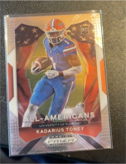 2021 Panini Prizm Draft Picks All-Americans #195 Kadarius Toney Rookie — front