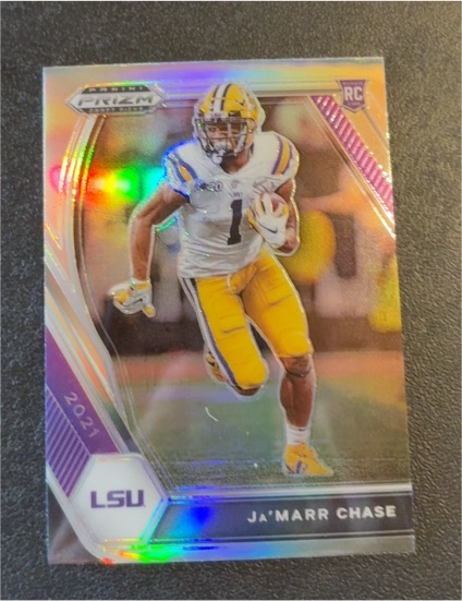 2021 Panini Prizm Draft Picks #112 Ja'Marr Chase — front