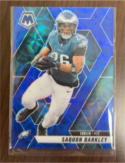 2025 Panini Mosaic #212 Saquon Barkley — front