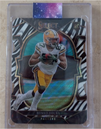 2022 Panini Select #54 Romeo Doubs Silver Prizm Rookie — front