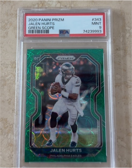 2020 Panini Prizm #343 Jalen Hurts — front