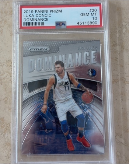 2019 Panini Prizm #20 Luka Doncic Dominance — front