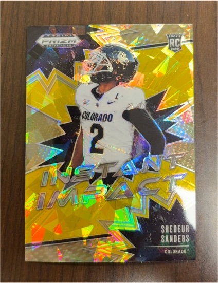 2025 Panini Prizm Draft Picks #II-SSS Shedeur Sanders Instant Impact — front
