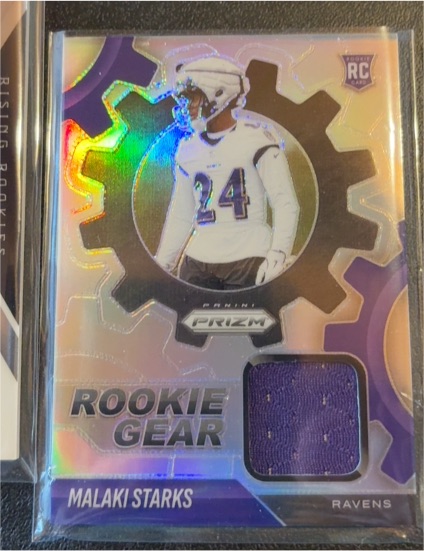 2025 Panini Prizm Rookie Gear #RGR-MSS Malaki Starks — front