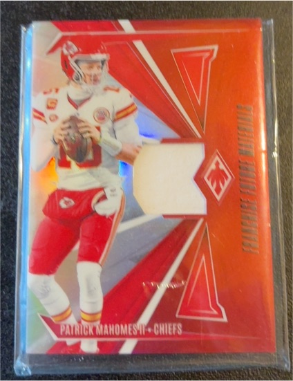2024 Panini Phoenix Franchise Future Materials Patch #FFM-PMS Patrick Mahomes II — front