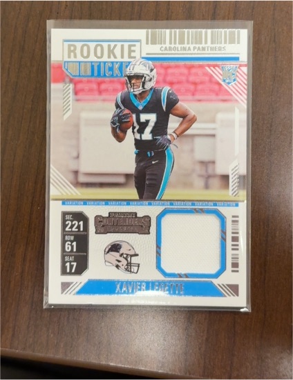 2024 Panini Contenders Rookie Ticket #RTS-XLE Xavier Legette — front
