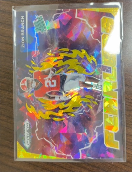 2025 Panini Prizm Draft Picks #F-ZBH Zion Branch Fearless — front
