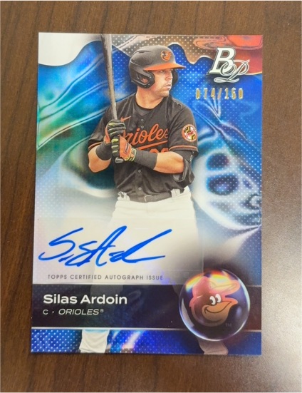 2023 Bowman Platinum #TOP-88 Silas Ardoin — front