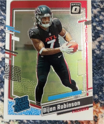 2023 Panini Donruss Optic #206 Bijan Robinson — front