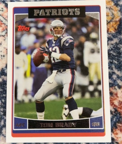 2006 Topps #150 Tom Brady — front