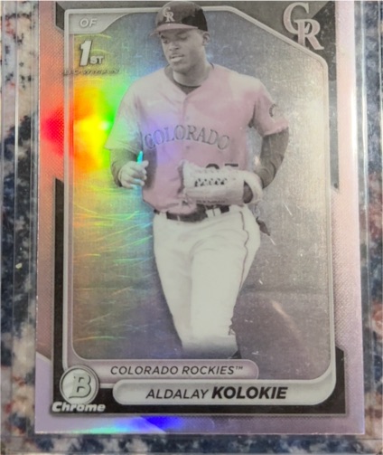 2024 Bowman Chrome #BCP-173 Aldalay Kolokie — front