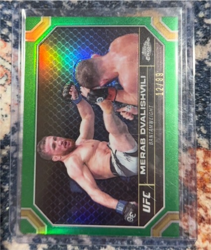 2024 Topps Chrome UFC #249 Merab Dvalishvili — front
