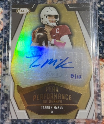 2023 Sage Peak Performance #PKA-TM Tanner McKee — front