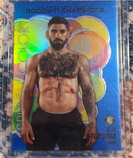 2023 Upper Deck Goodwin Champions Splash of Color #SCP-89 Ilia Topuria — front