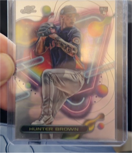 2023 Topps Cosmic Chrome #196 Hunter Brown — front