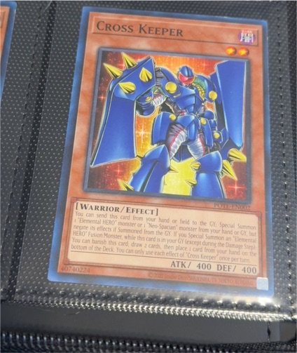 2020 Yu-Gi-Oh! Power of the Elements #POTE-EN002 Cross Keeper — front