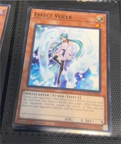 Yu-Gi-Oh! Effect Veiler SDAZ-EN018 — front