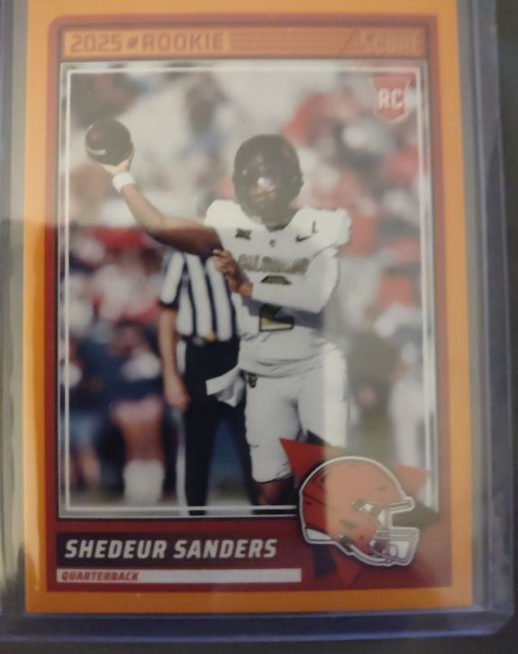 2025 Panini Score #15 Shedeur Sanders — front