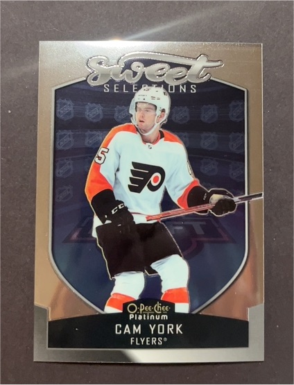 2021-22 O-Pee-Chee Platinum Sweet Selections #SS-13 Cam York — front