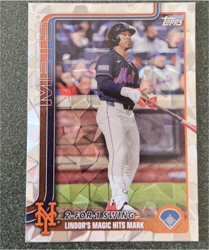2025 Topps Update Series #US290 Francisco Lindor — front