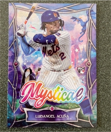 2025 Topps Update #MYS-4 Luisangel Acuña Mystical — front
