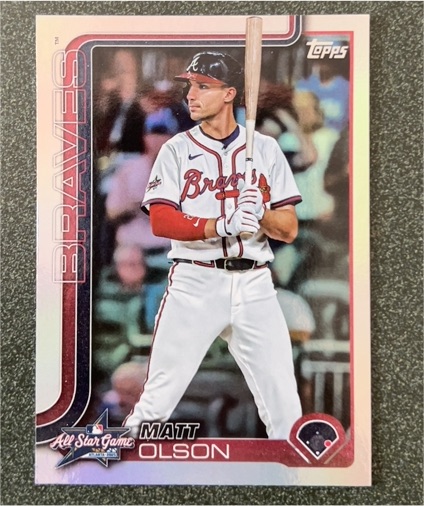 2025 Topps Update #ASG-49 Matt Olson — front