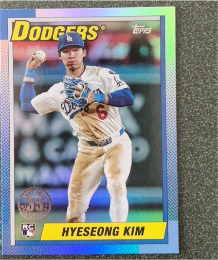 2025 Topps Update #U90-13 Hyeseong Kim — front