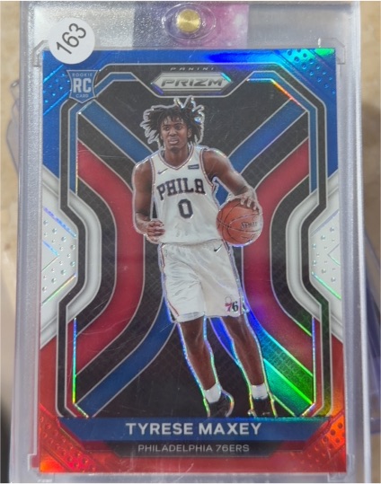 2020-21 Panini Prizm #256 Tyrese Maxey — front