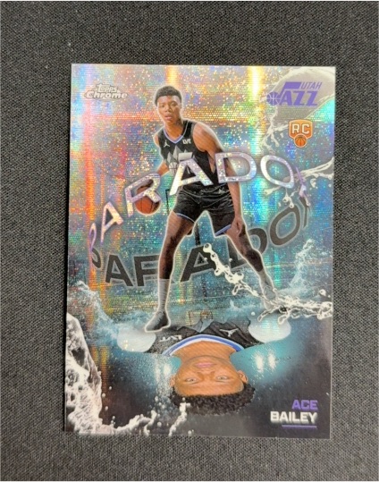 2025-26 Topps Chrome #PX-25 Ace Bailey Paradox Utah Jazz — front