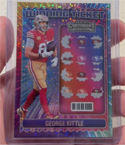 2024 Panini Contenders Winning Ticket #19 George Kittle — front