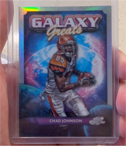 2024 Topps Chrome Cosmic #GG-35 Chad Johnson Galaxy Greats — front