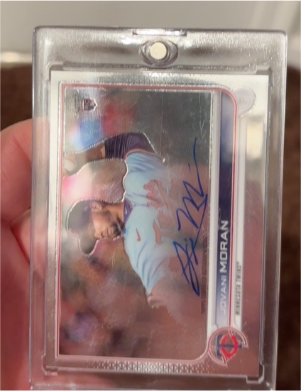 2022 Topps Chrome #RA-JMO Jovani Moran Rookie Autographs — front