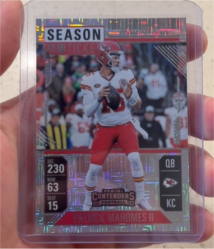 2024 Panini Contenders Season Ticket #50 Patrick Mahomes II — front