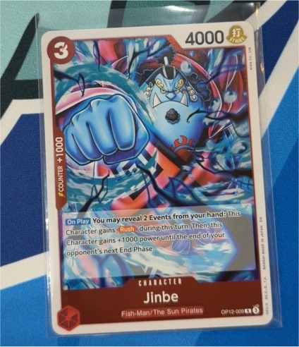 2023 One Piece OP12-009 Jinbe Legacy of the Master — front