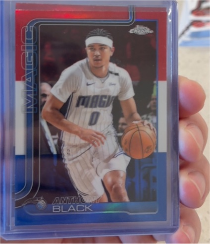 2025-26 Topps Chrome #103 Anthony Black — front