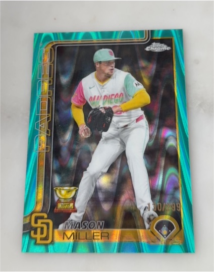 2025 Topps Chrome Update #USC195 Mason Miller — front
