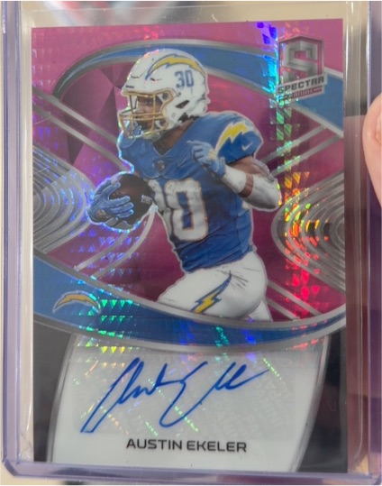2023 Panini Spectra #SA-AE Austin Ekeler — front
