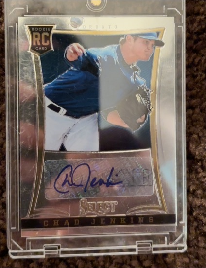 2013 Panini Select Rookie Autograph Chad Jenkins — front