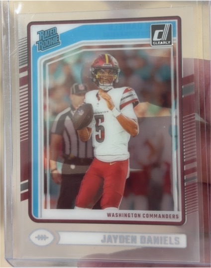 2024 Panini Clearly Donruss #52 Jayden Daniels — front