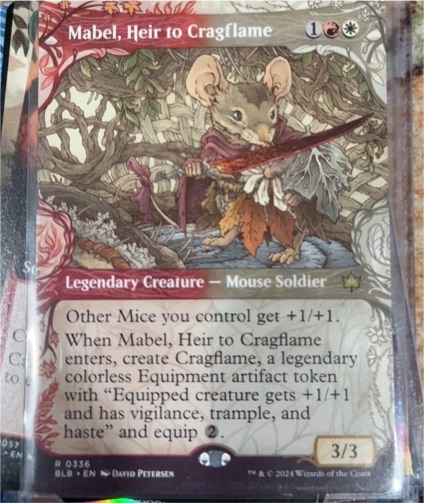 2024 Magic: The Gathering #336 Mabel, Heir to Cragflame — front