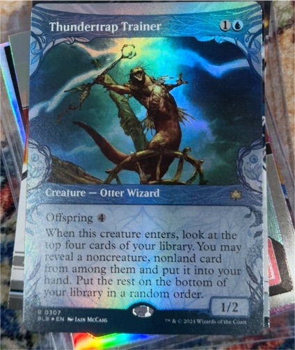 2024 Bloomburrow #307 Thundertrap Trainer — front