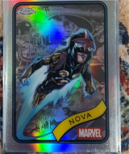 2025 Topps Chrome Marvel #23 Nova — front