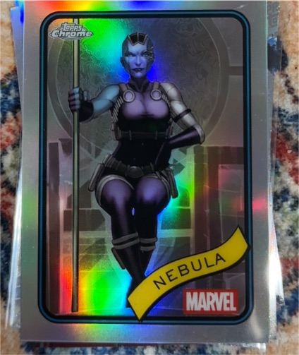 2025 Topps Chrome Marvel #167 Nebula — front