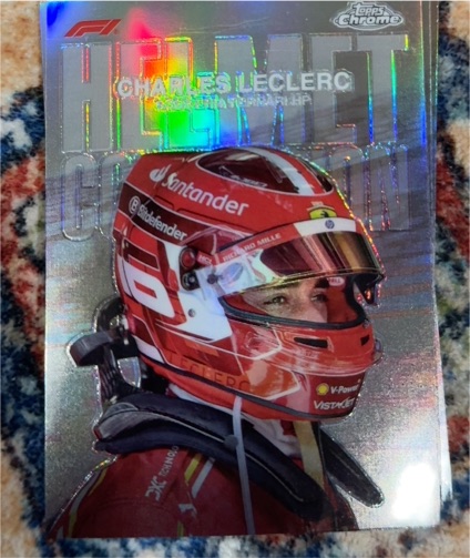 2024 Topps Chrome Formula 1 #HC-3 Charles Leclerc Helmet Collection — front
